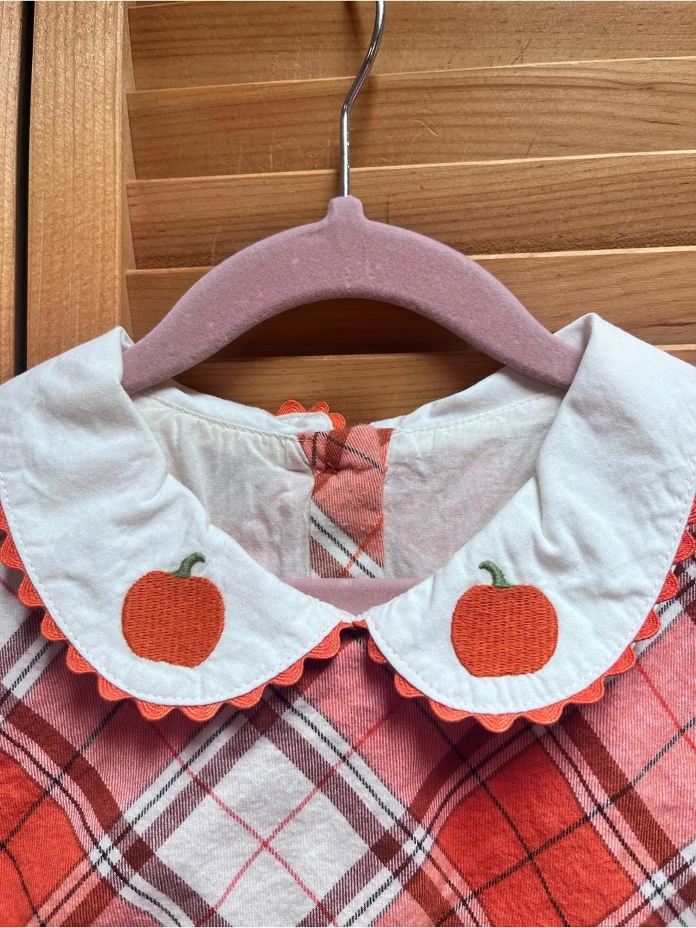 Gymboree Fall School Dress: Peter Pan Collar